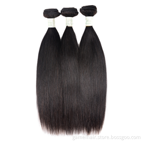 High Quality Super Double Drawn Bone Straight Hair Bundles Extensions Virgin Cuticle Aligned Hair Raw Brazilian Hair Vendor